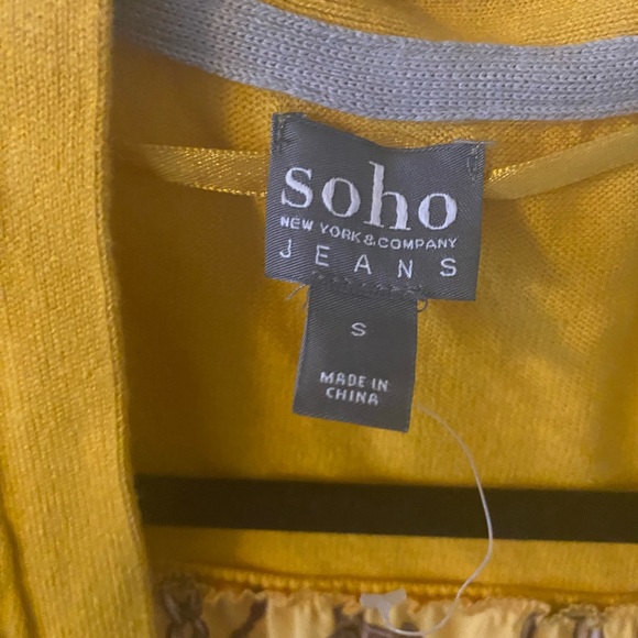 SOHO - YELLOW/GOLD SWEATER - Picture 3 of 4
